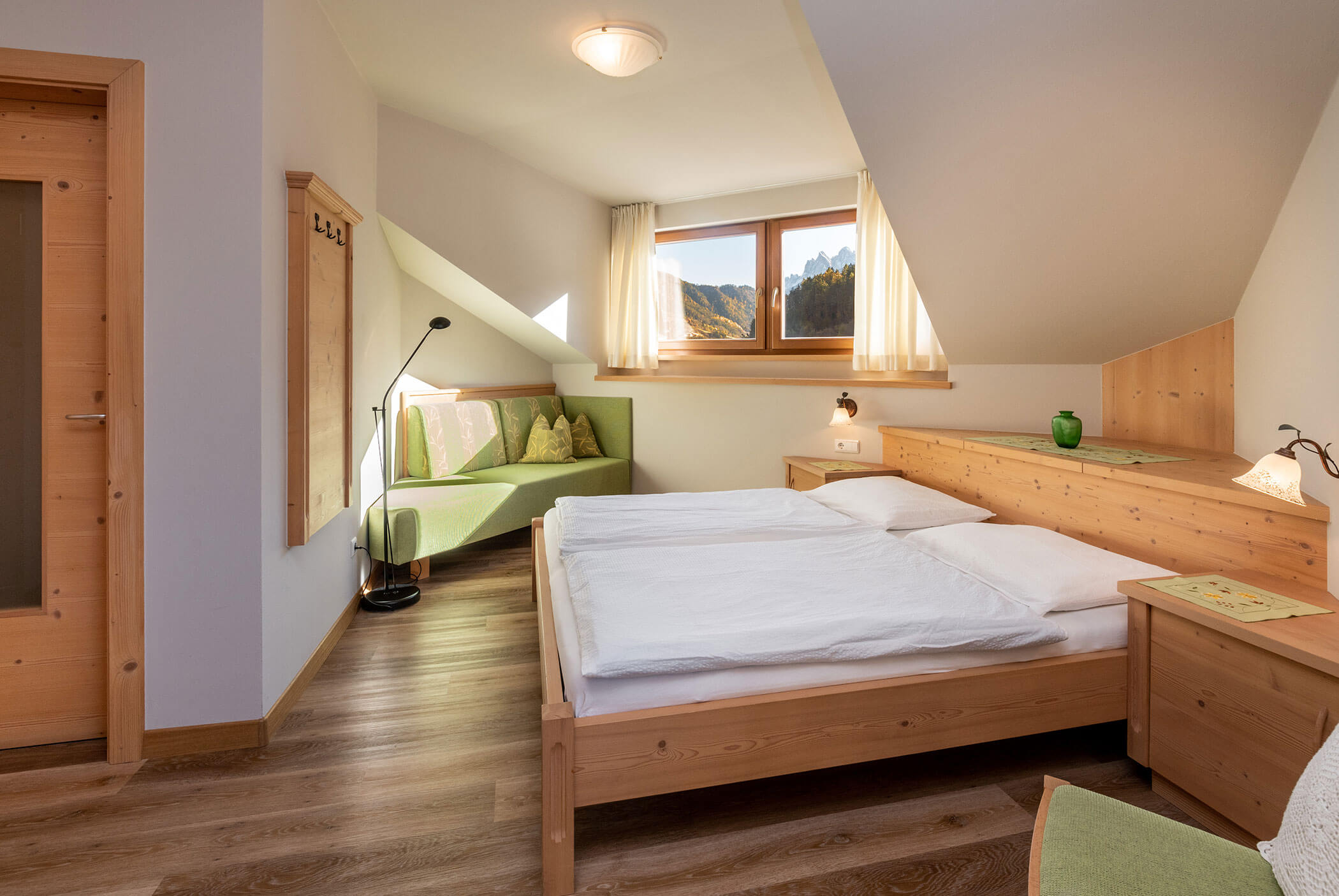 View from bedroom - double room with balcony