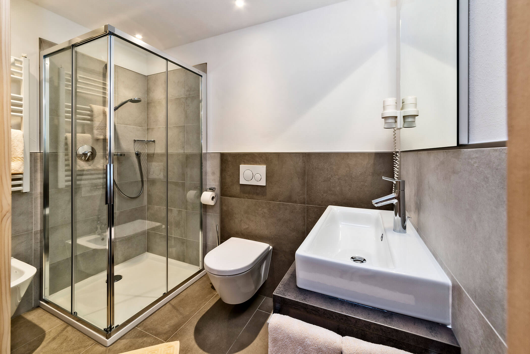 Bathroom - double room with balcony